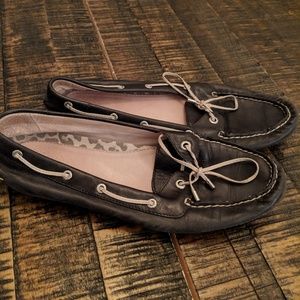 Leather Sperry Navy Shoes
